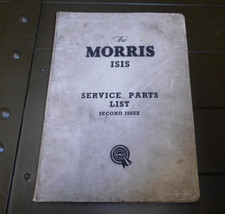 The Morris Isis.Service parts