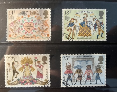British stamps 1981 - british, folklore