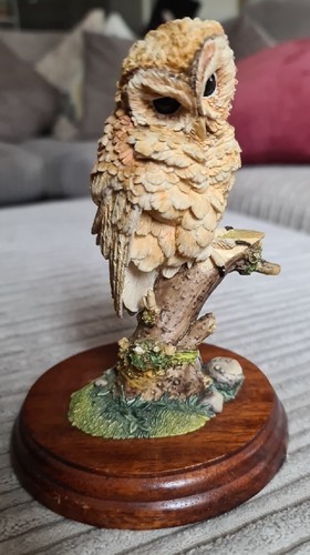 Tawny owl figurine - tawny, ornament