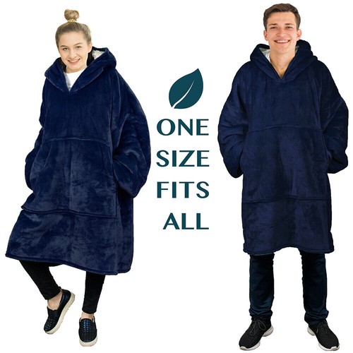 Oversized blanket hoodie - blanket, thick