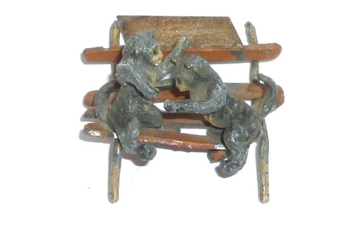 Old bronze figure - old,