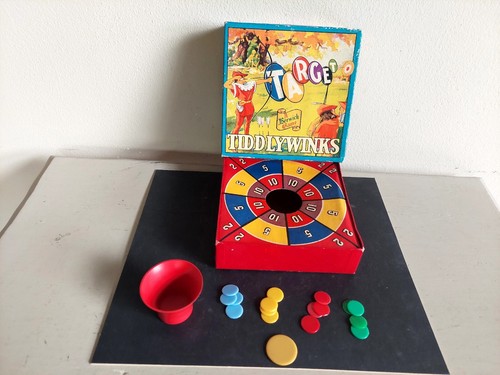 Retro 1960s tiddlywinks game - retro,