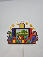 Nintendo Super Mario  Birthday Cake Topper
