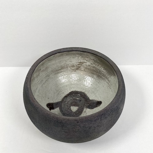 Vintage raku signed iridescent - raku,