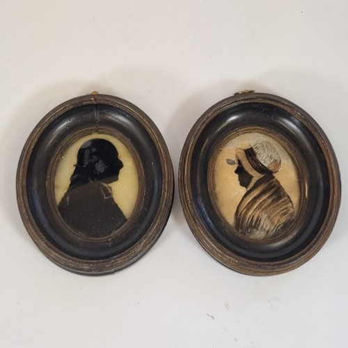 Antique 19thc pair reverse - 19thc,