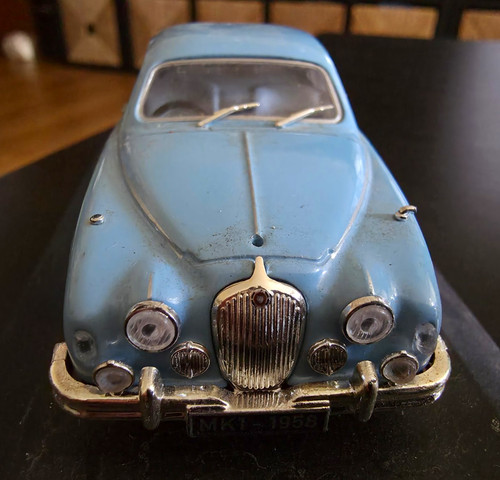 Jaguar mk1 1958 blue silver - mk1,