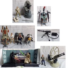 Star Wars Trilogy Action Bundle Deluxe Figures Hoth Tripod Cannon AT AT Vader BK
