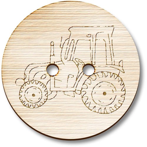 Tractor wooden sewing - wooden,