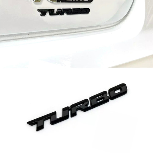 Metal turbo badge emblem - turbo,