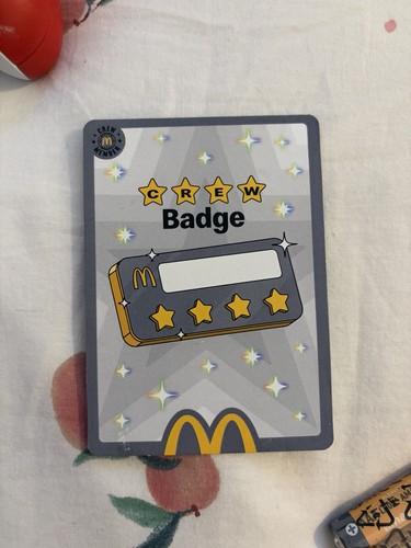 Mcdonald crew badge - mcdonald’s,
