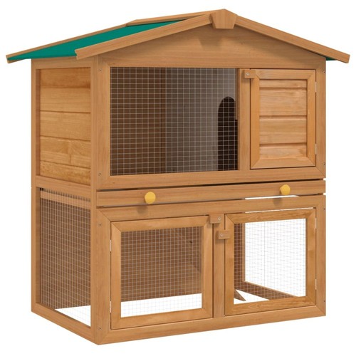 Rabbit hutch brown solid - brown, pine