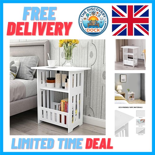 Stylish white tier side - 3-tier,