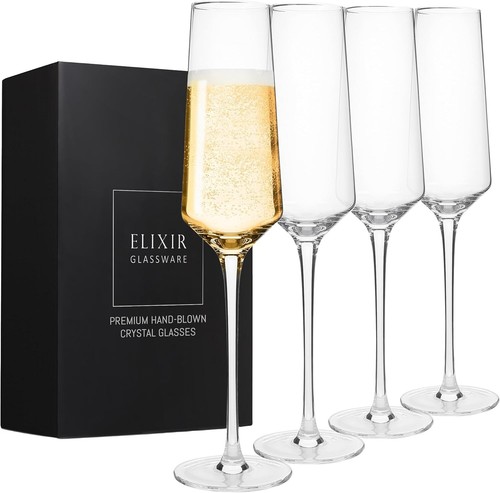 Classy champagne flutes hand - classy,
