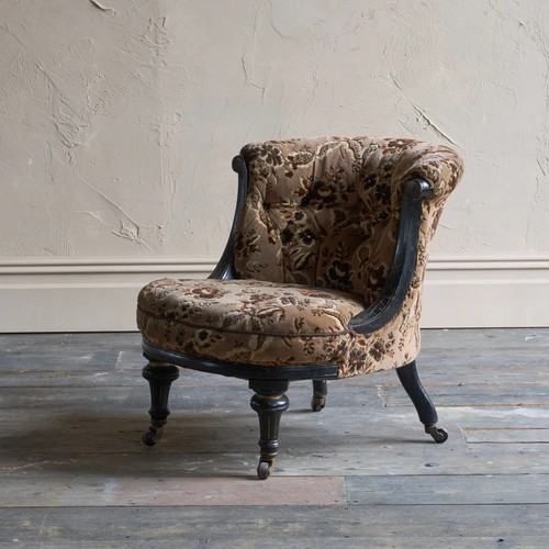 Antique armless bedroom tub - antique,