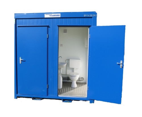 Portable double toilet cabin - portable,