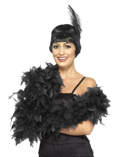Deluxe feather boa - feather, rocky