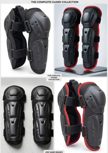 Motorbike cycling elbow pads - motorbike,