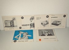 Six Leitz Instruction Manuals