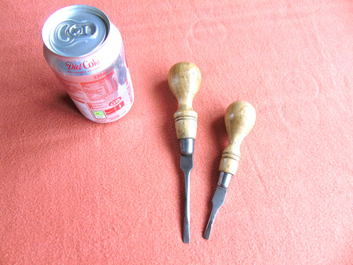 Vintage wooden handled flat - vintage,