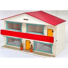 Vintage 70s Wooden Dolls House