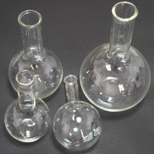 long neck lab glass  flask