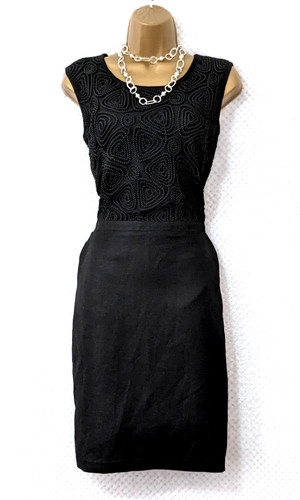 Nwt next black linen blend - black,