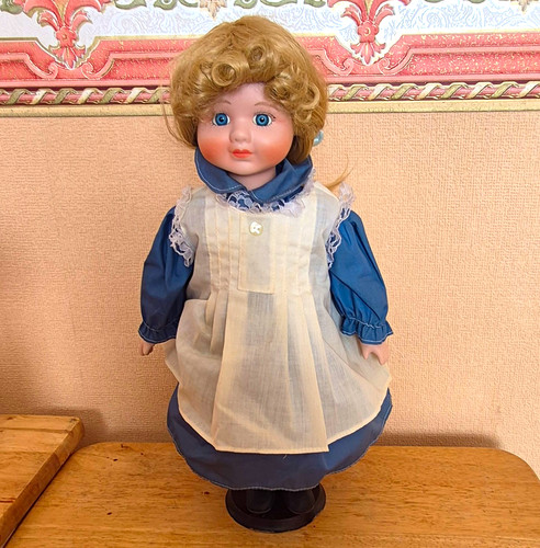 Vintage porcelain doll - 14",