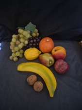 Ornamental Realistic Fruit Orange, Apple Banana, Grapes Etc