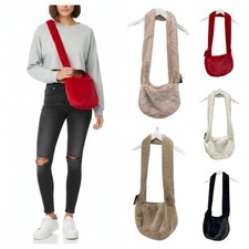 New Women's Faux Fur Cross