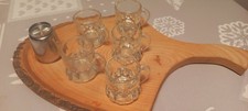 Mini Beer Stein 5 Shot Glasses
