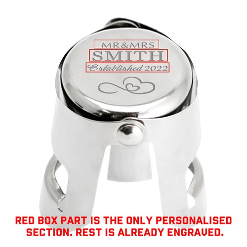 Personalised bottle stopper - personalised,