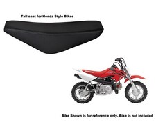 Black Tall Gripper Seat Honda