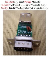 Amstrad PC 1512 1640 2086 3086 USB Mouse Adapter for 9Pin DB9 Mouse Port