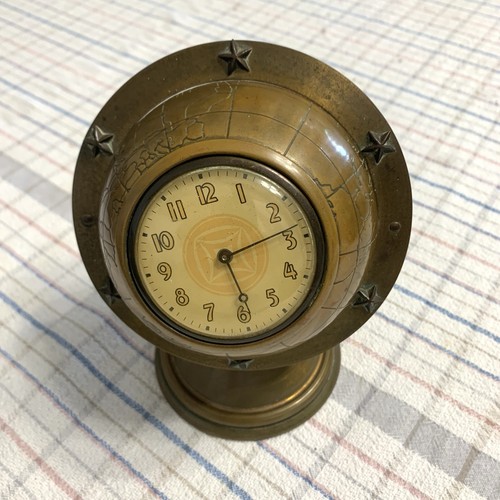 Lux mfg brass antique - lux, globe