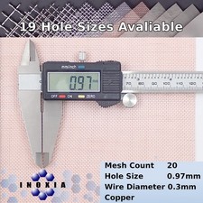 Inoxia 15cm Stainless Steel Mesh Panel – Woven Wire Cloth / Screen Sheet 