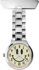 Silver 25Mm Fob Watch with