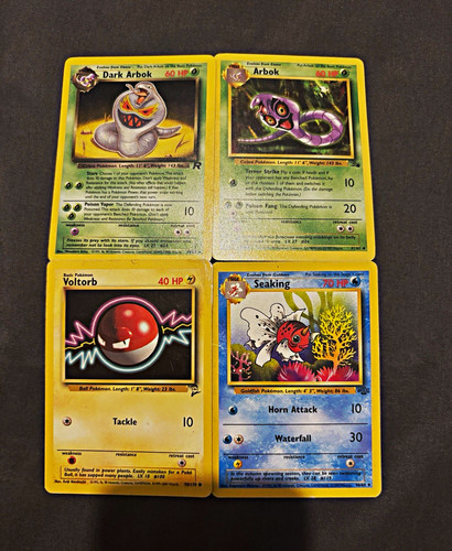 Pokemon tcg card lot dark - pokemon, 4-card