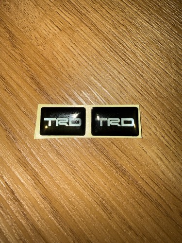 2psc trd domed badge - 3d, logo