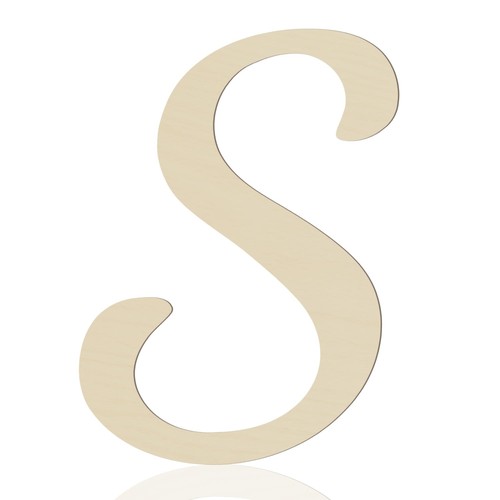 Unfinished wooden letters - wooden,