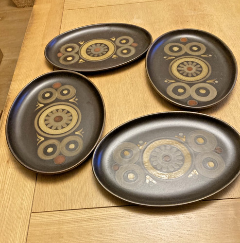 Four denby arabesque oval - four,
