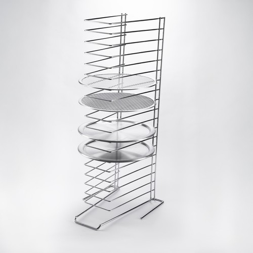 Pizza pan rack slot shelf - pan,