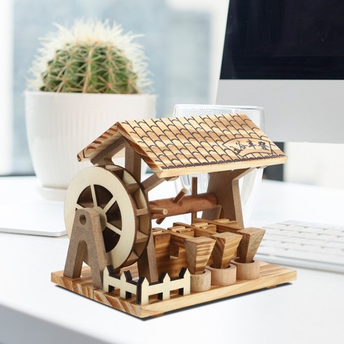 Ancient wooden water wheel - wooden,