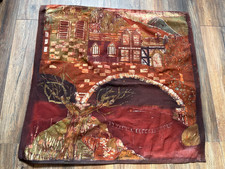 Original Textile Batik Wall Art Hanging Unique Handmade