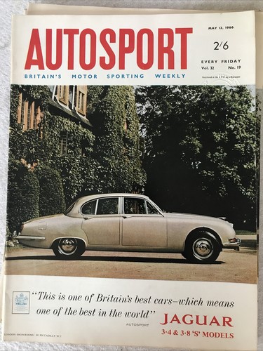 Autosport magazine may - magazine, 1966