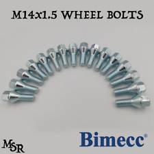 M14x1.5, R13 27mm Wheel Bolts (Bimecc) Chrome x 16 For Mercedes SLK, SLC [R172]