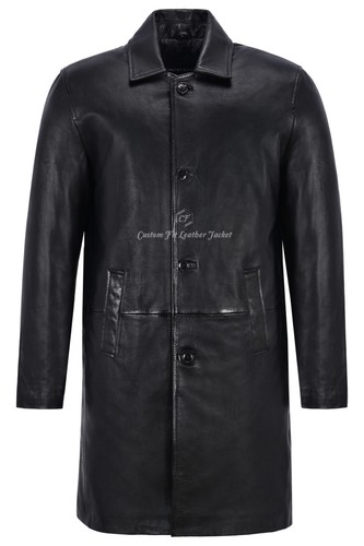 Men knee length leather - knee,