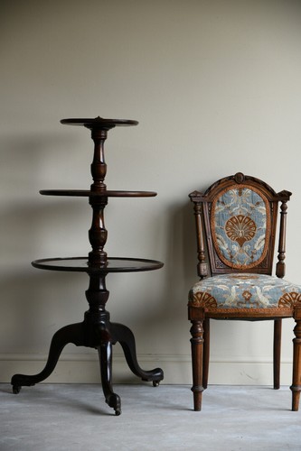 Antique three tier mahogany - antique,