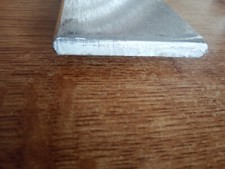 Brushed Stainless Steel 1480mm x 51mm x 6mm Flat Bar Strip Rounded Edge 