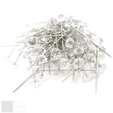 Diamante Diamonte Pins 6mm Heads 1.5" Florist Bouquet Wedding Buttonholes 4cm
