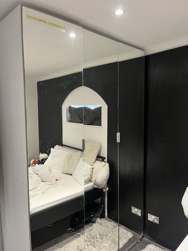 Ikea wardrobe white with - wardrobe,